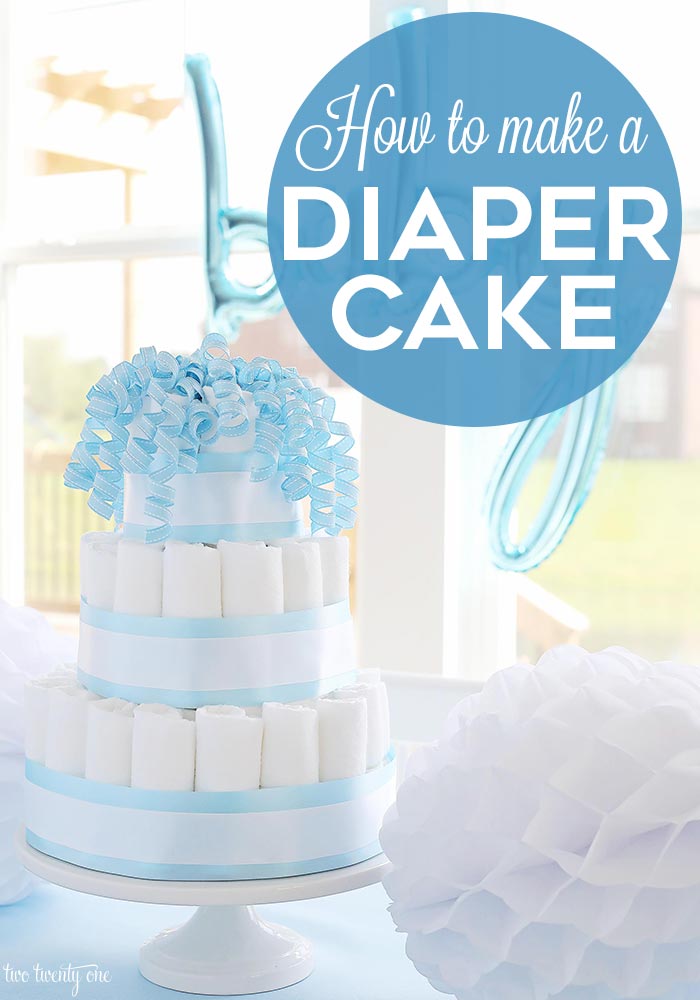 How to make a diaper cake