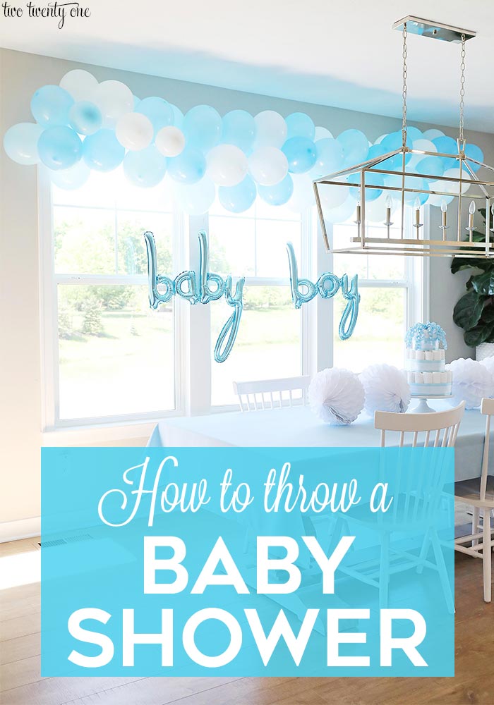 Tips and tricks for throwing a baby shower!