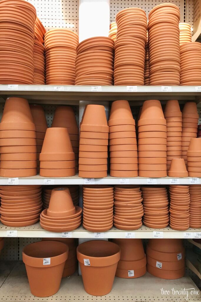 terra cotta pots