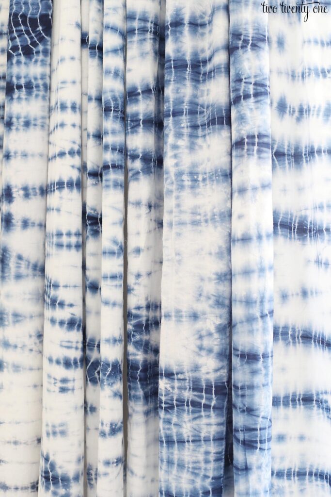 shibori curtains