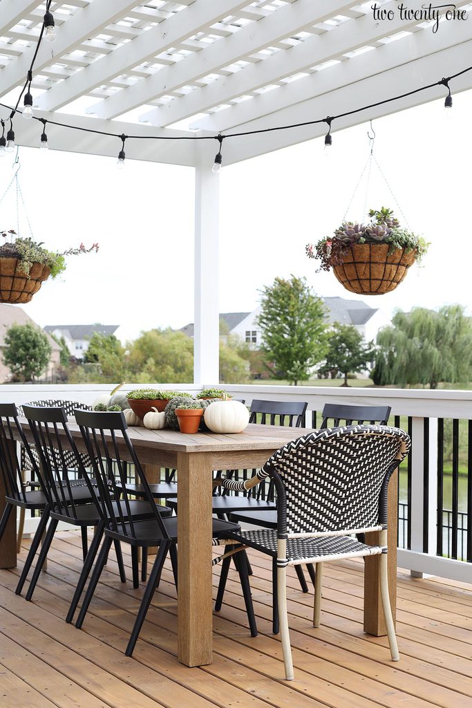 Fall Deck Decor