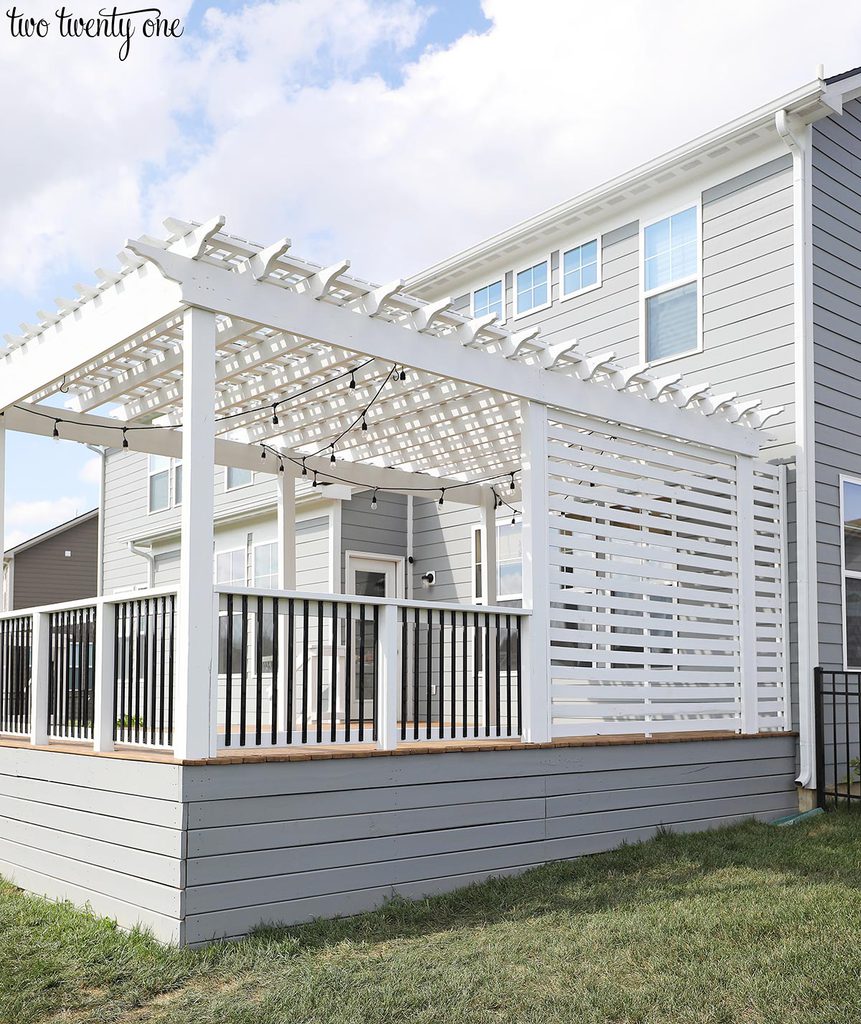 Pergola on Deck Makeover