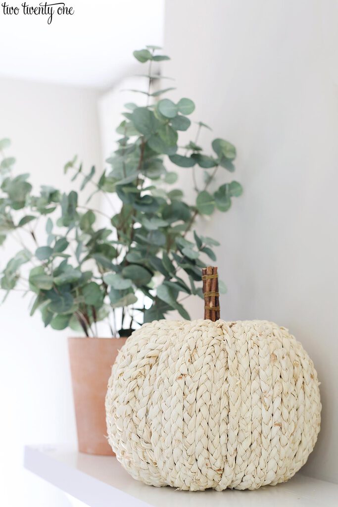 woven pumpkin