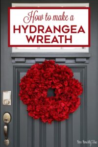 How to make a hydrangea wreath!