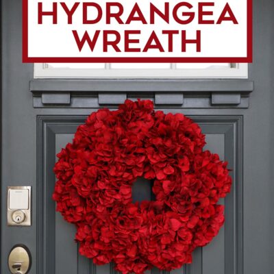 How to Make a Red Hydrangea Wreath