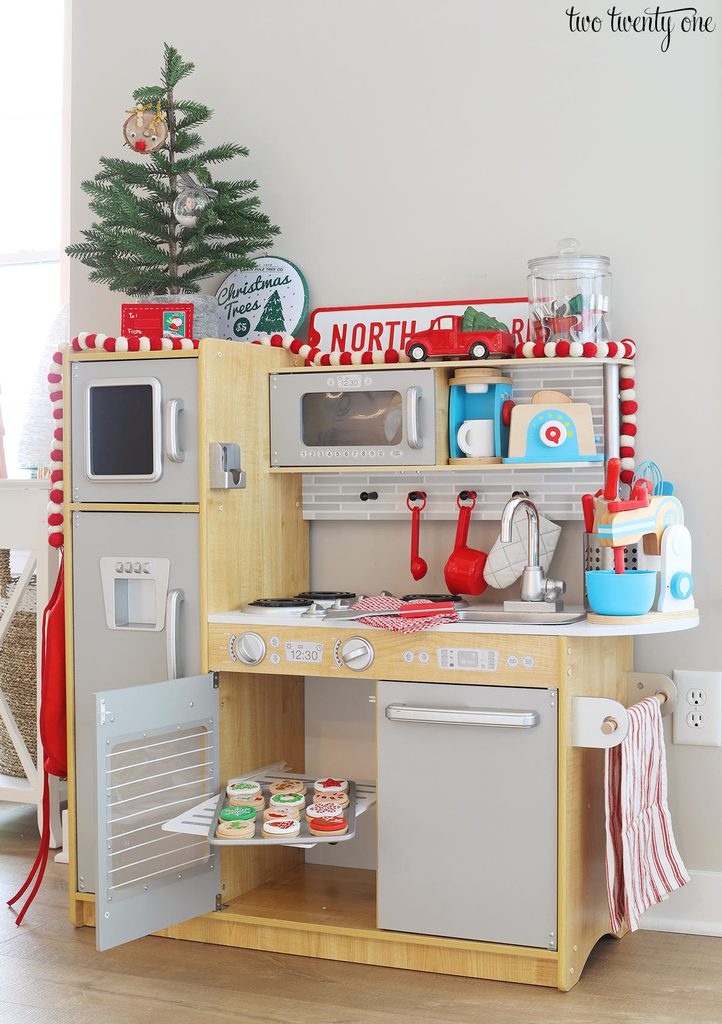 Christmas play kitchen