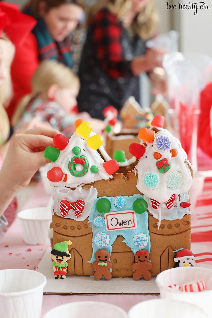 Gingerbread Castle Decorating Party