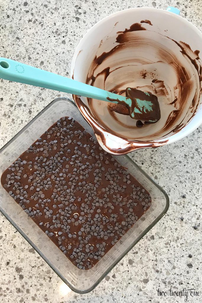 brownie mix with chocolate chips