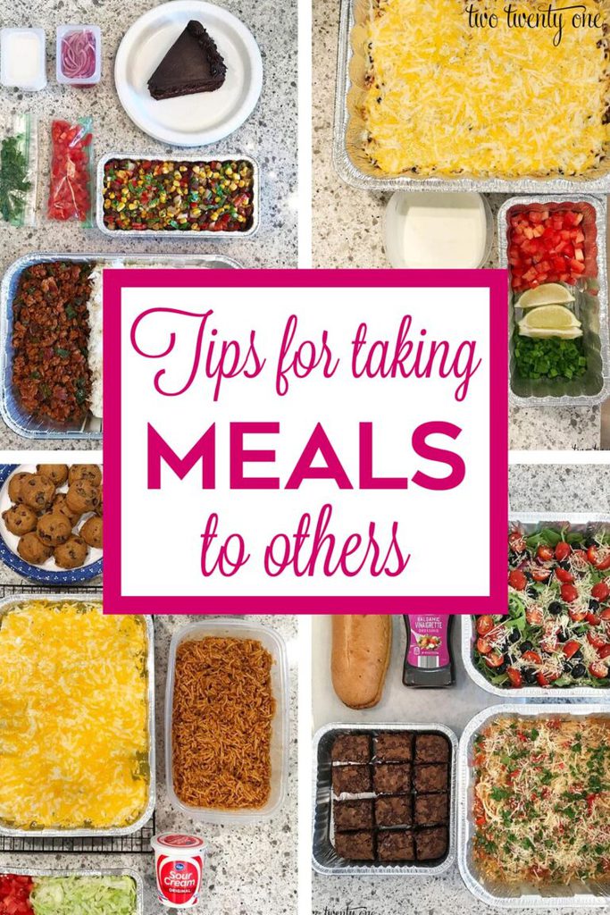 Tips for Taking a Meal to Others