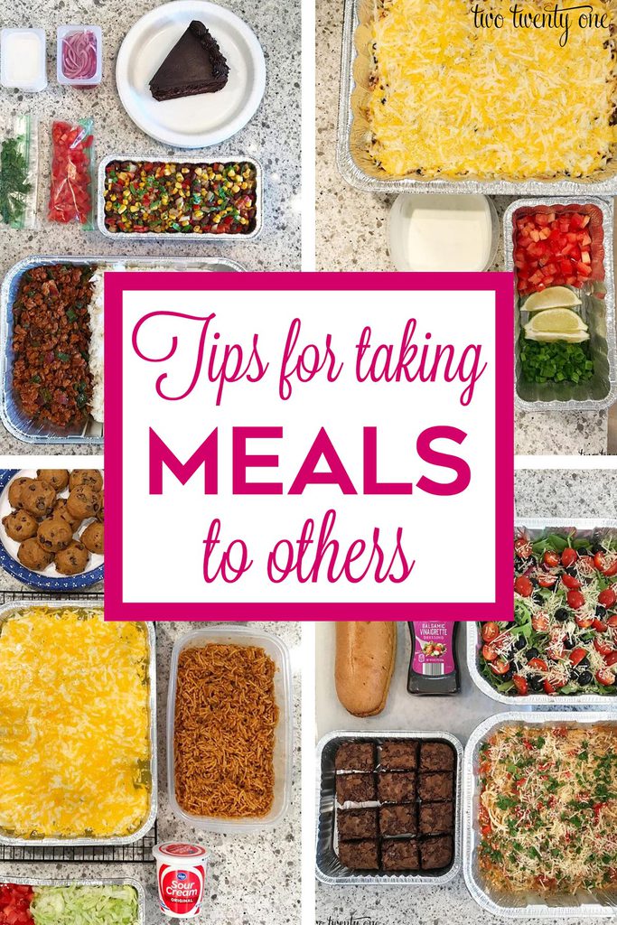 Tips for Taking Meals to Others