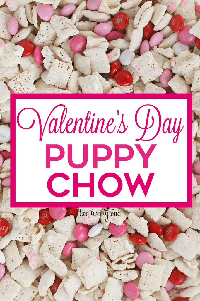 Valentine's Day Puppy Chow