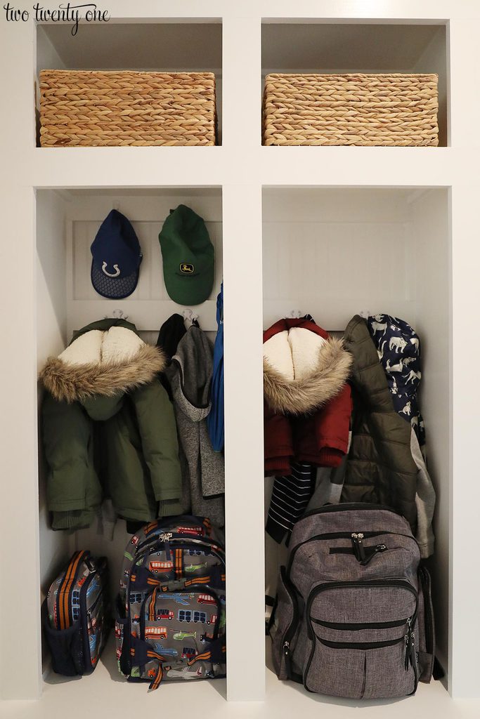 mudroom organization