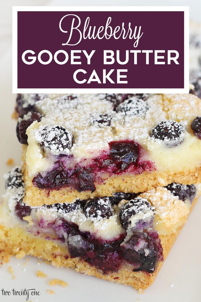 blueberry gooey butter cake