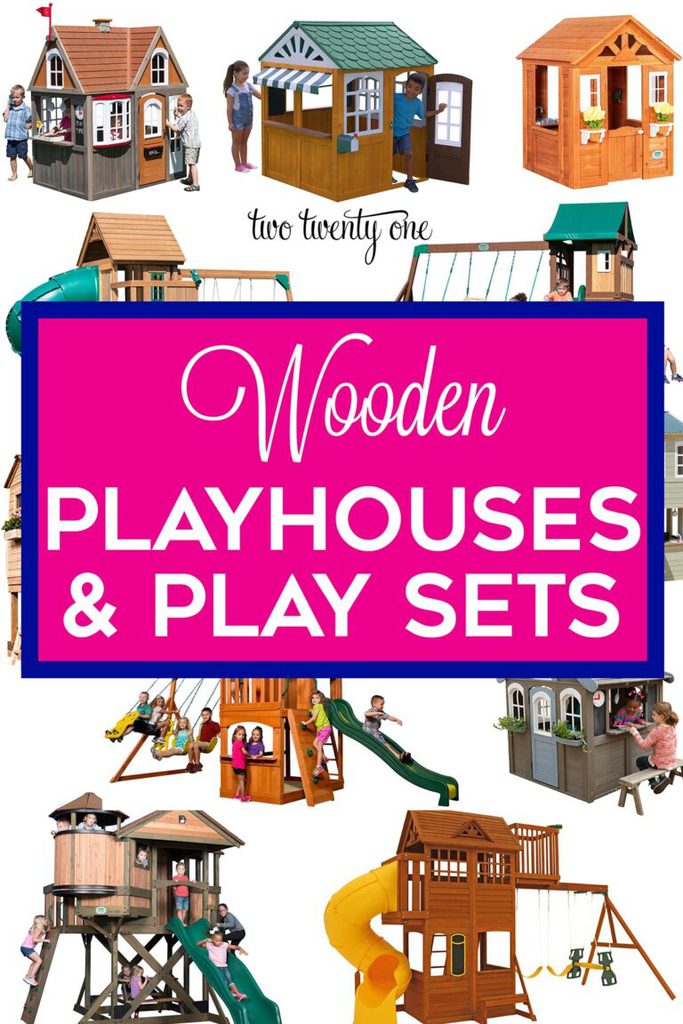 Wooden Outdoor Play Sets, Playhouses, and More
