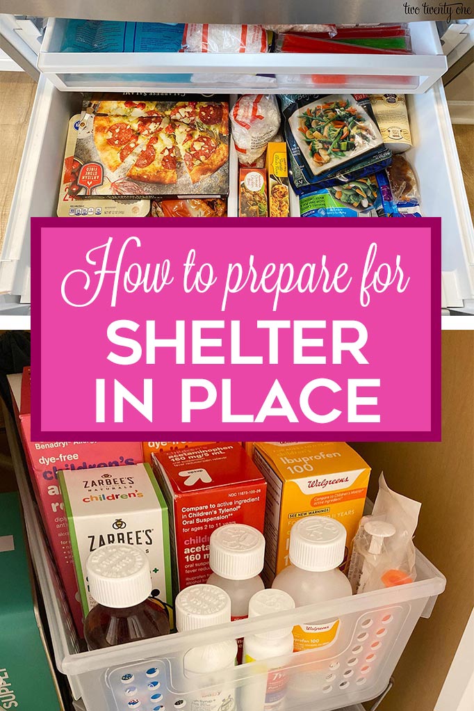 how to prepare for shelter in place