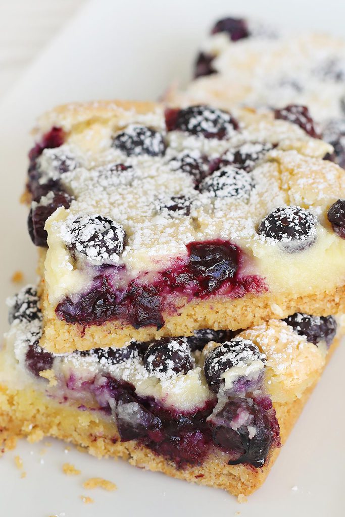 Blueberry Gooey Butter Cake