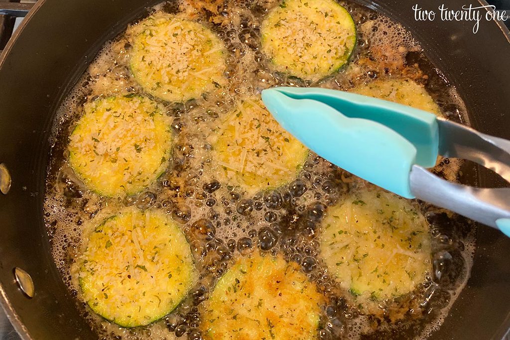 crispy parmesan zucchini