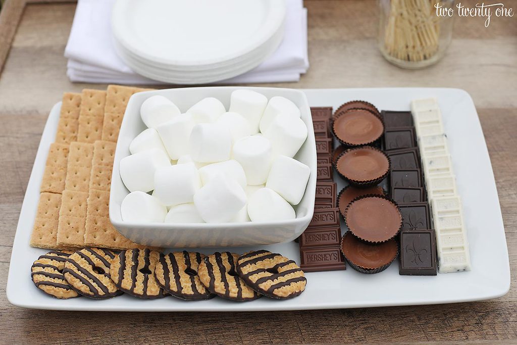 s'mores platter