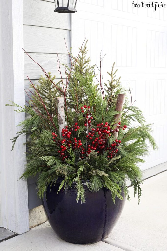 How To Use Winter Greenery In Your Home (Indoor And Outdoor Ideas)