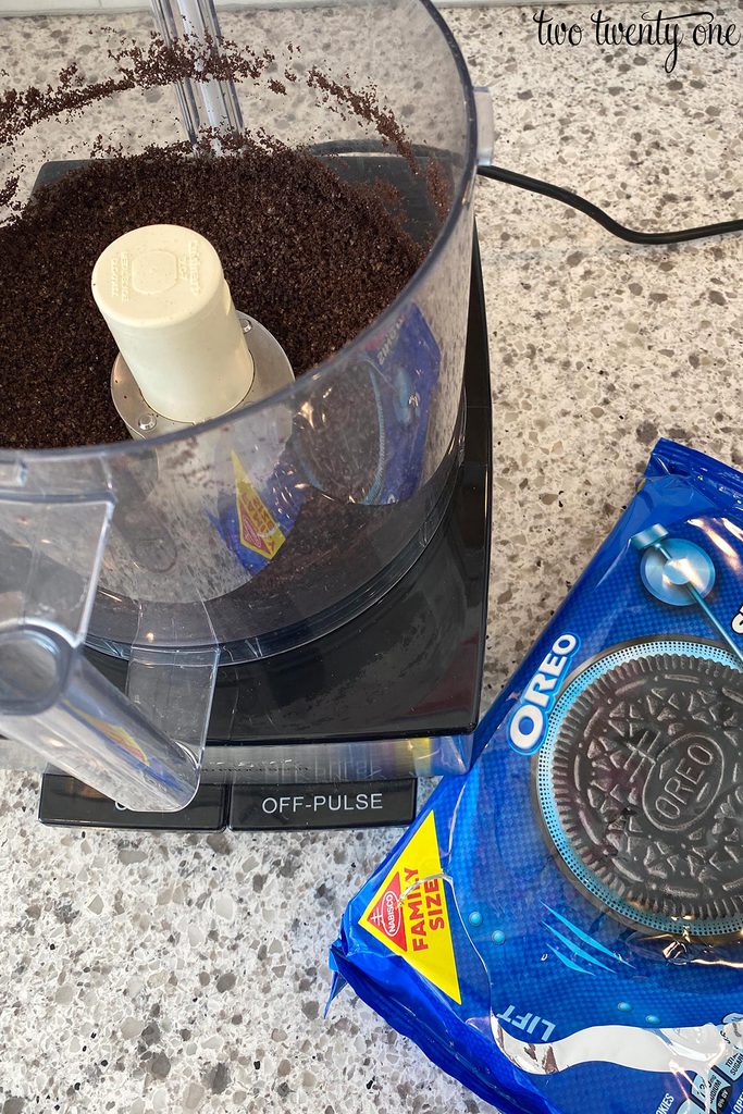 crushed oreos