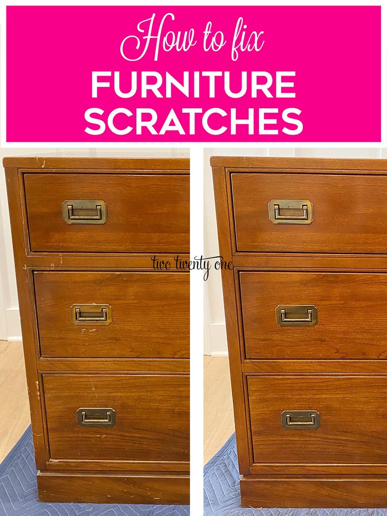 How to fix furniture scratches