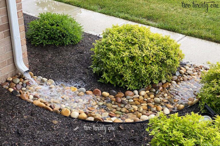 Dry Creek Bed Landscaping DIY Rainscaping