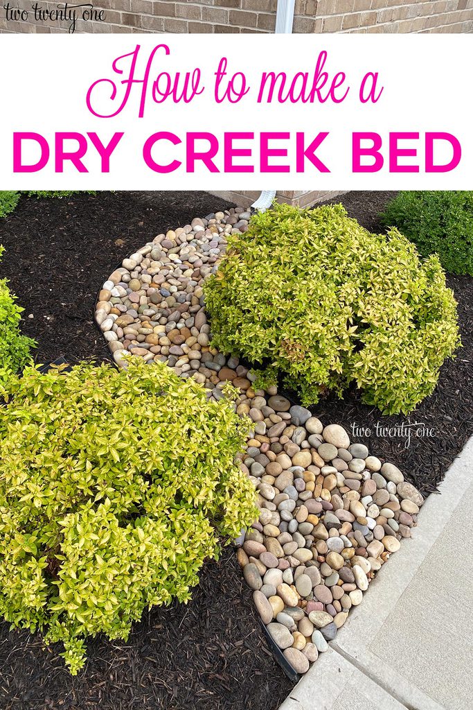 How to make a dry creek bed