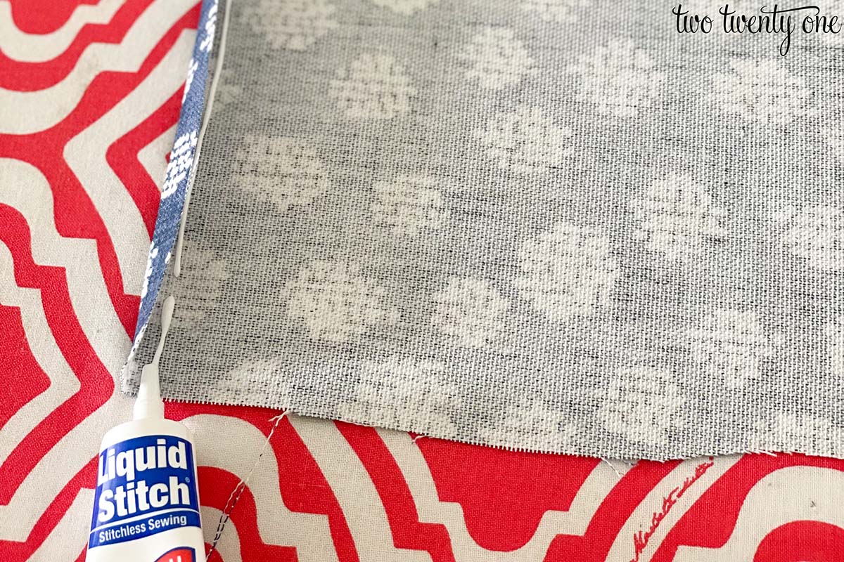 Liquid Stitch on fabric