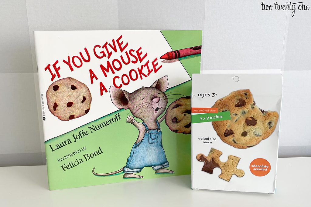 if you give a mouse a cookie book with a cookie puzzle