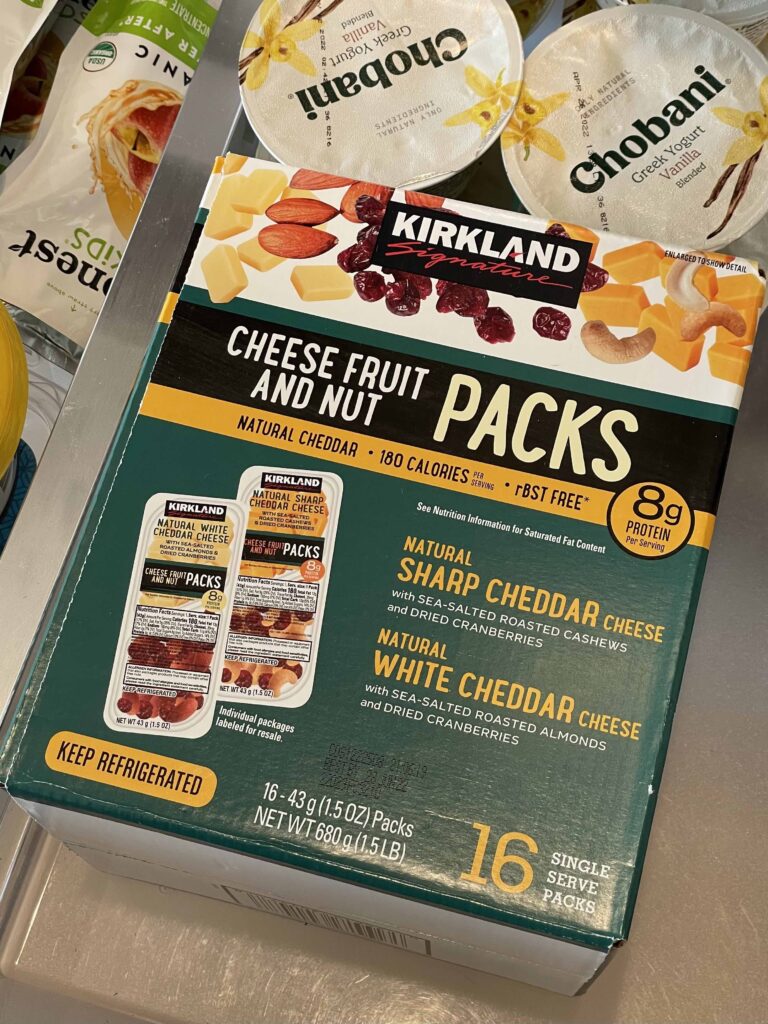 kirkland cheese fruit and nut packs