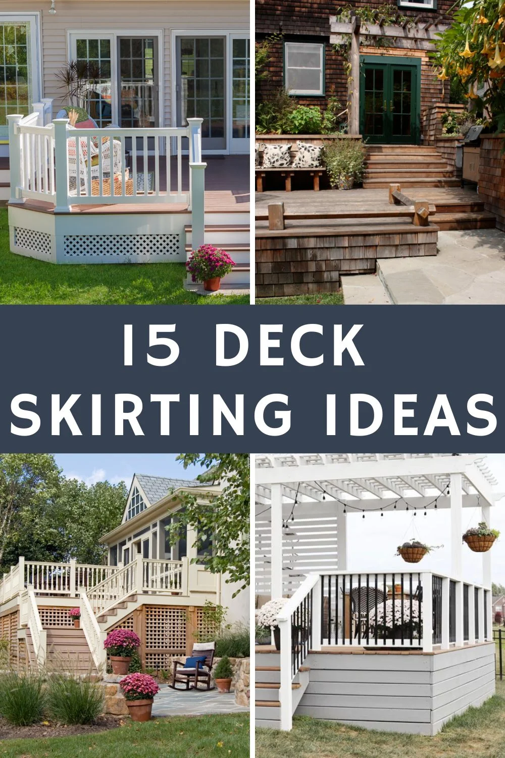 15 Deck Skirting Ideas to Enhance Your Outdoor Space