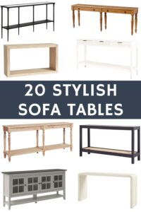 20 Stylish and Functional Behind the Couch Tables for Any Space